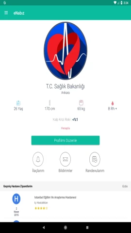 e nabız yükle